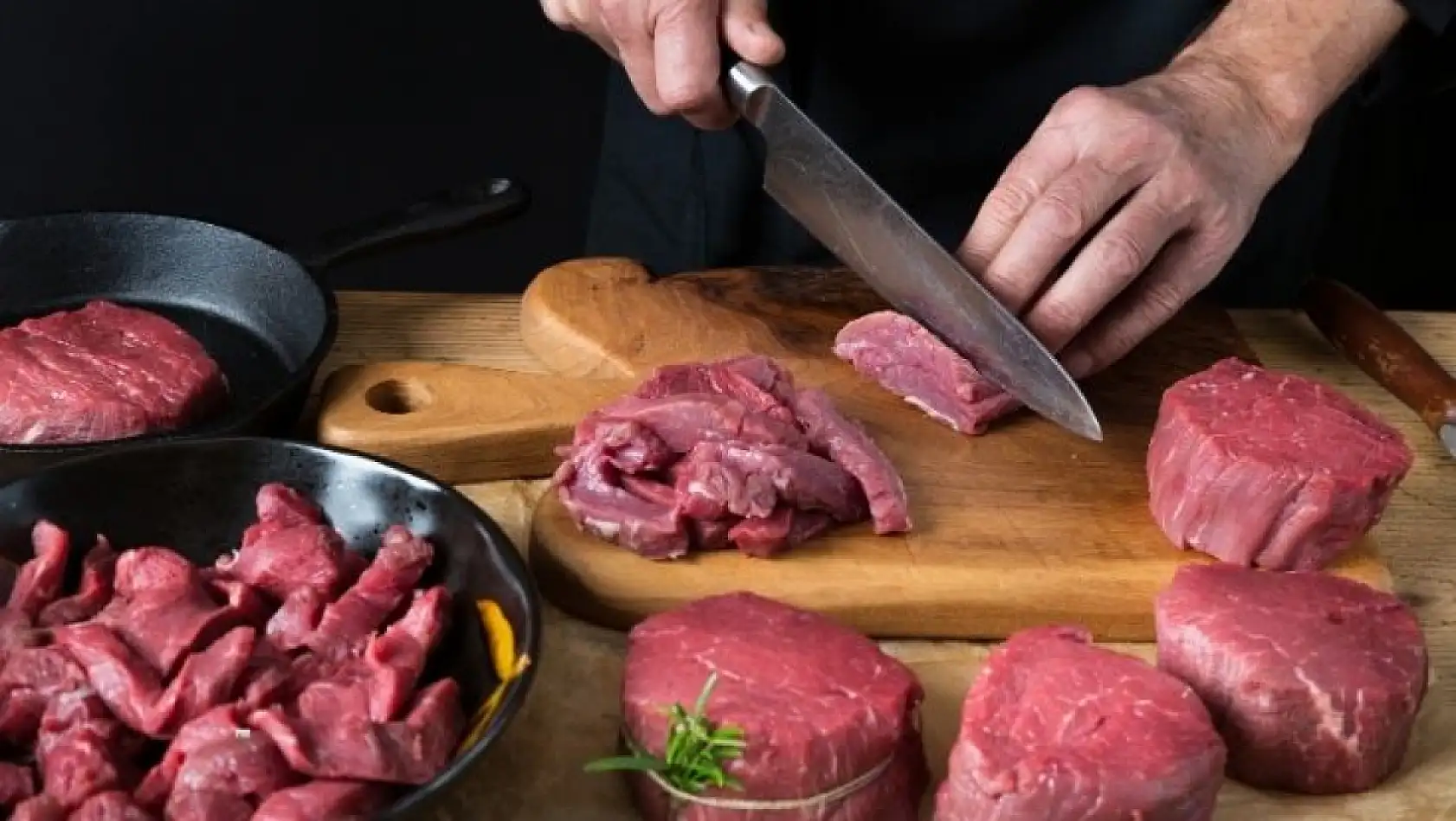 Kayseri'de kırmızı ve beyaz et fiyatları uçtu!