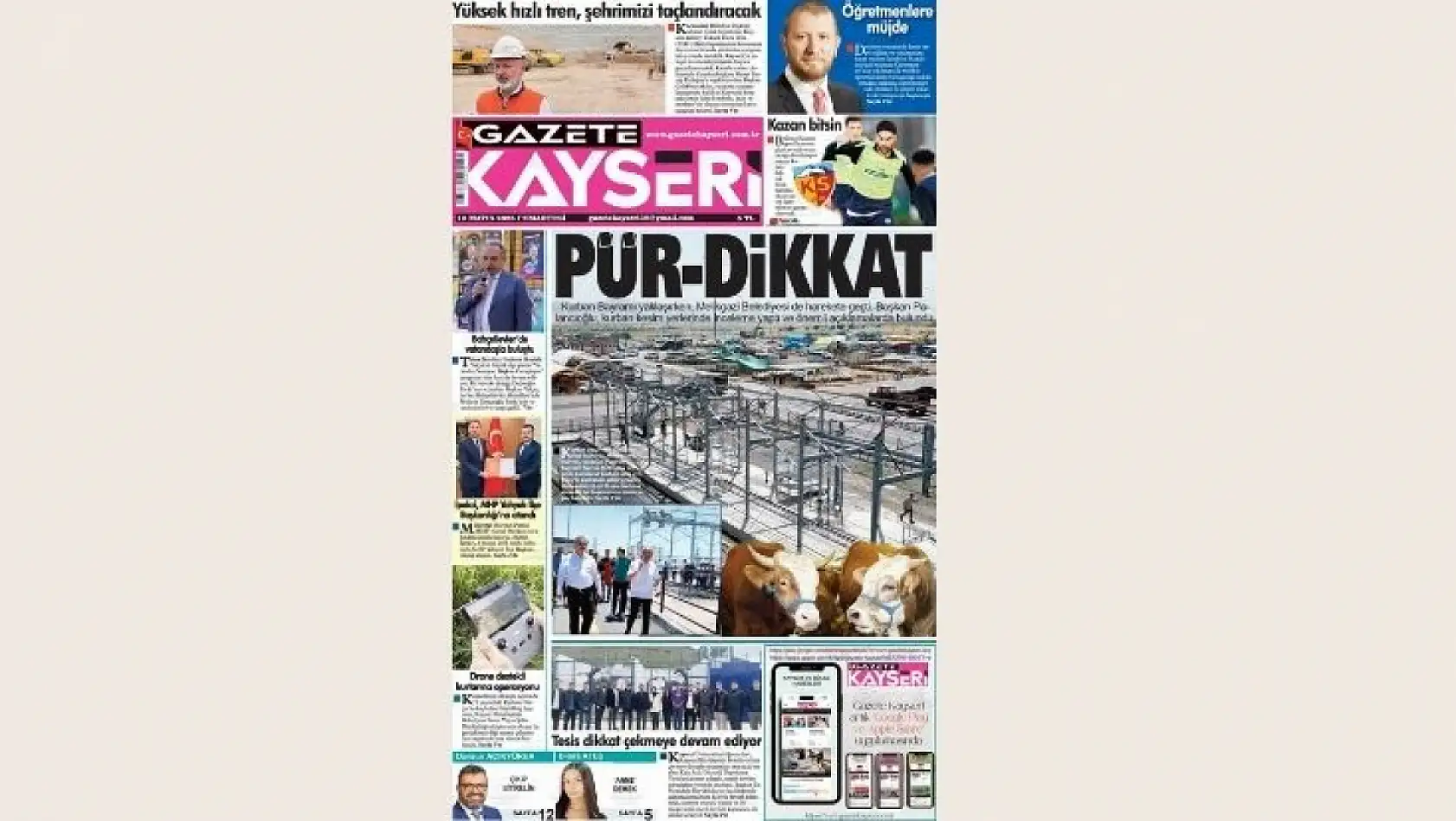 Kayseri Gazeteleri 10 Mayıs Cumartesi gündemi - İşte yerel basında öne çıkan manşetler...