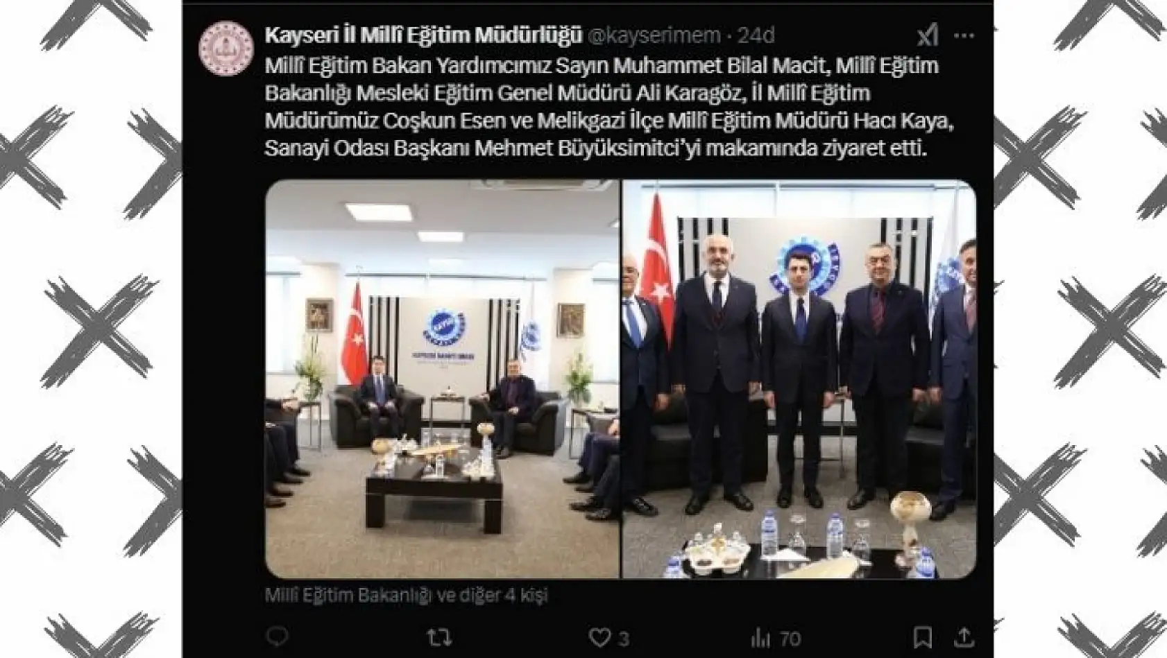 Kayseri'de sosyal medyada öne çıkanlar! Cenaze, yardımlaşma, ziyaret...