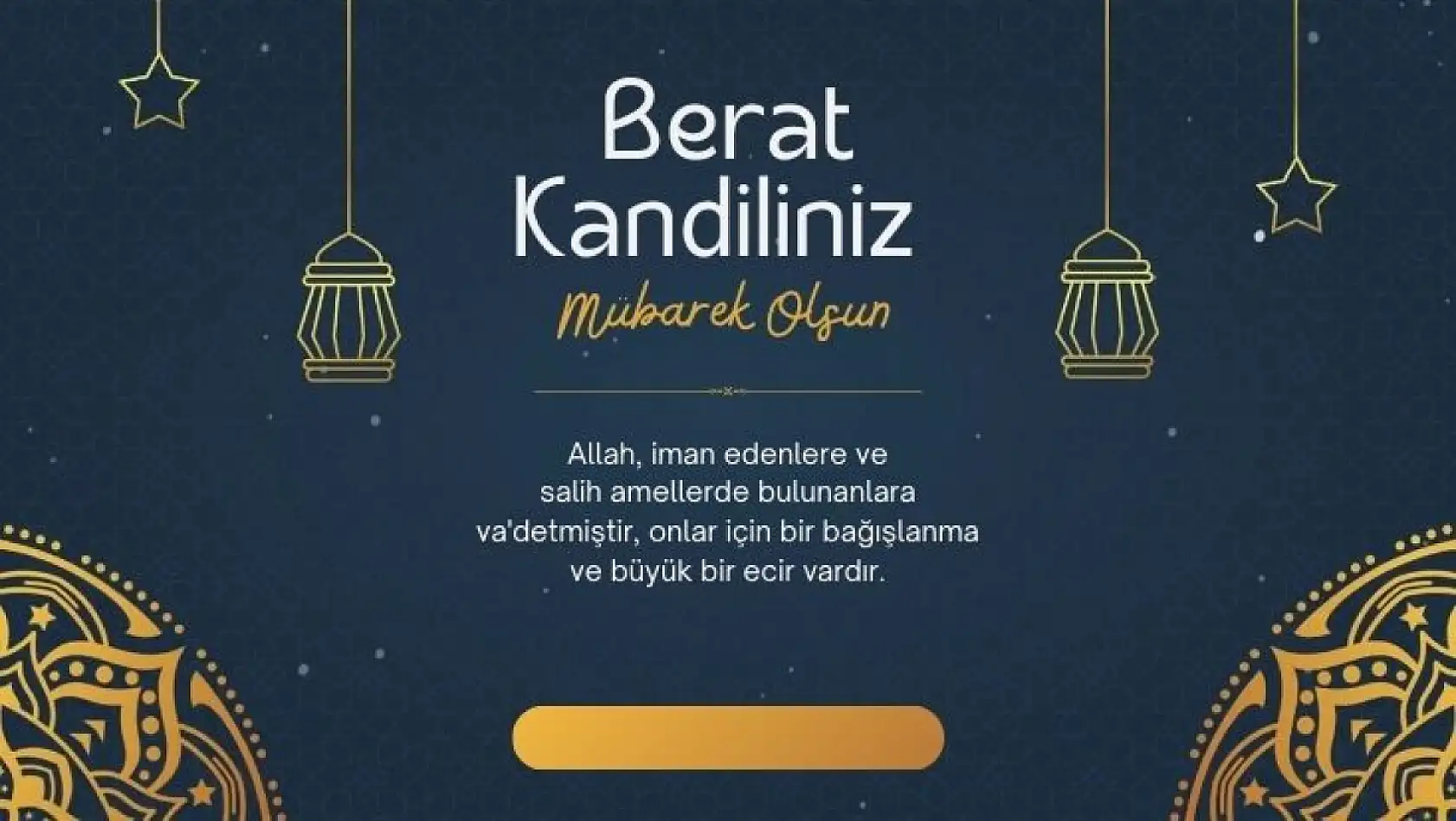Sevdiklerinize gönderebileceğiniz resimli Berat Kandili mesajları!
