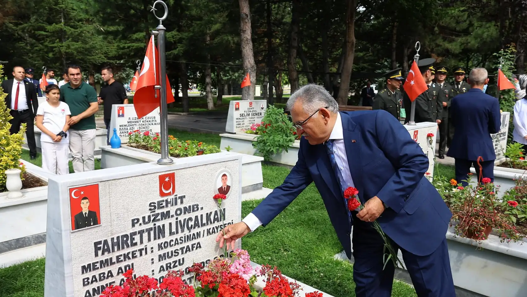 15 Temmuz Şehitleri Başkan Büyükkılıç Tarafından Anıldı