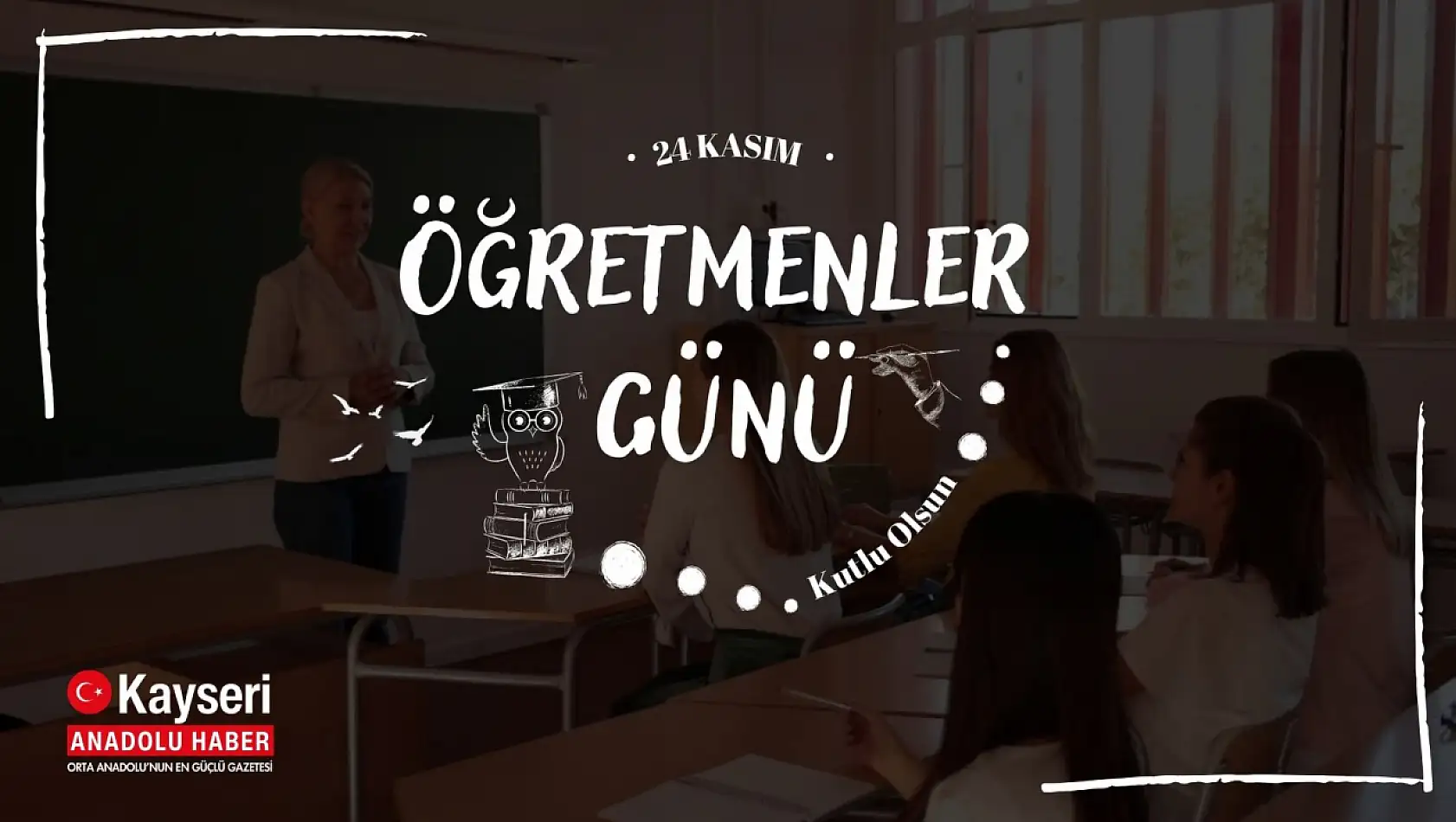 24 Kasım Öğretmenler Günü görselli kutlama mesajları...