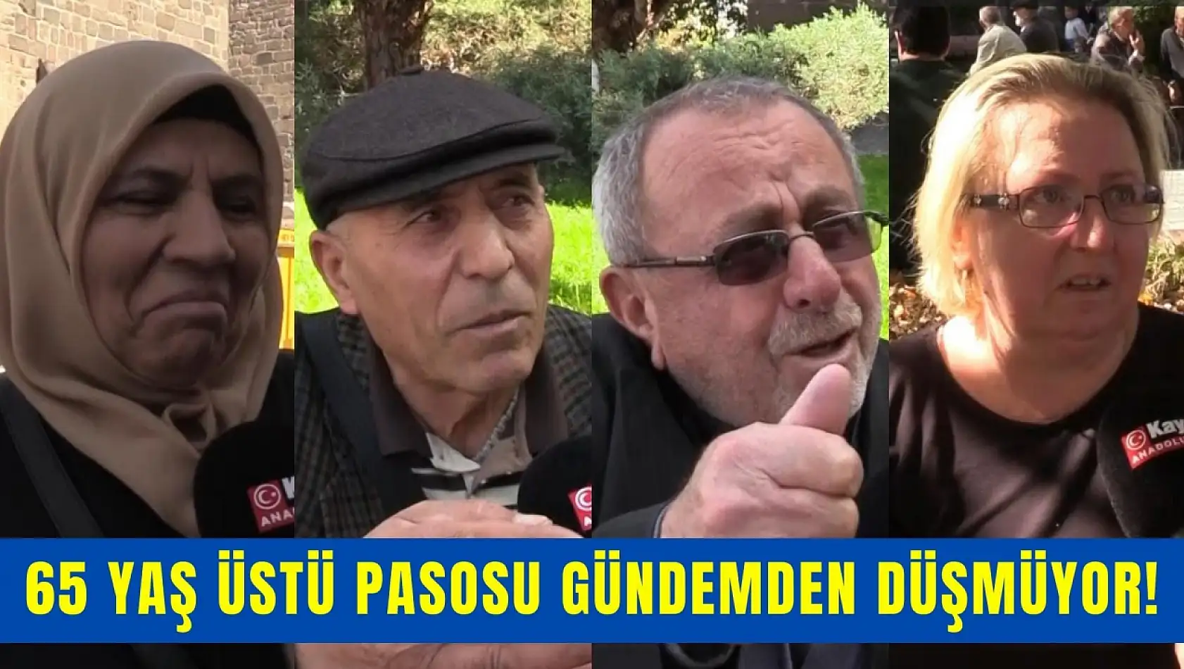 65 yaş üstü pasosu gündemden düşmüyor! Anadolu'da Z Raporu