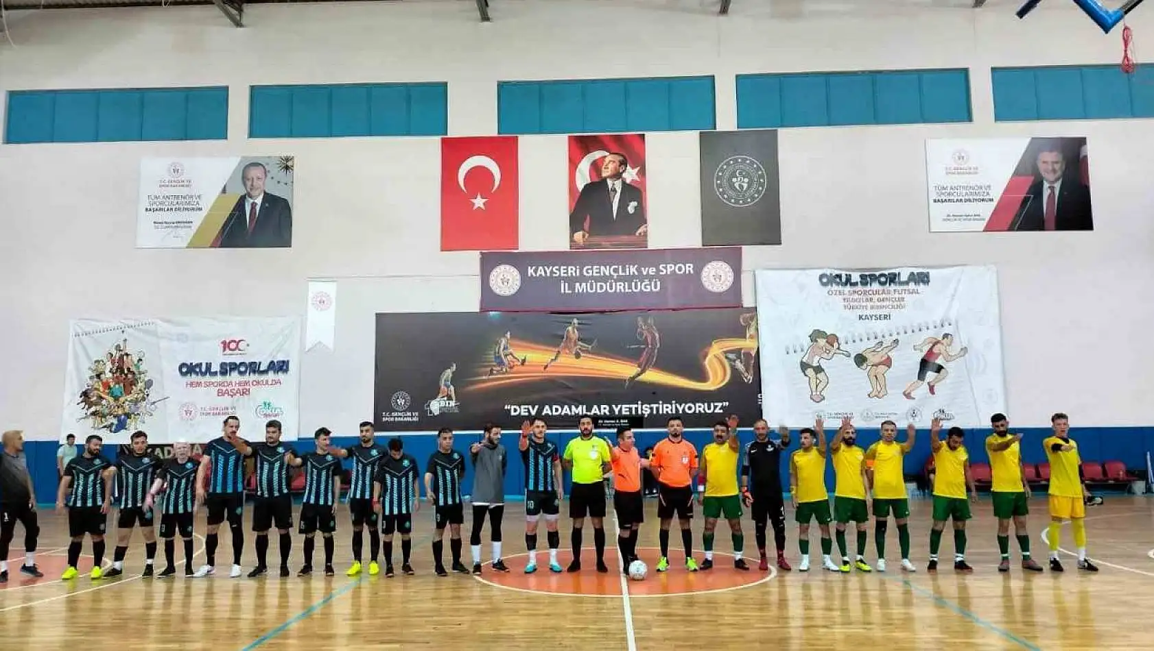 B2-B3 Futsal 1. Lig 2. Etap maçları Kayseri'de başladı!