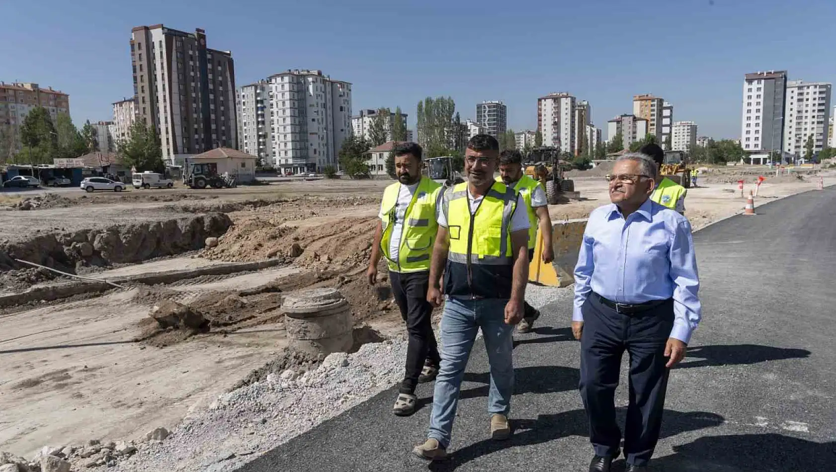 Büyükkılıç, Malatya' ya bağlanacak yolu inceledi