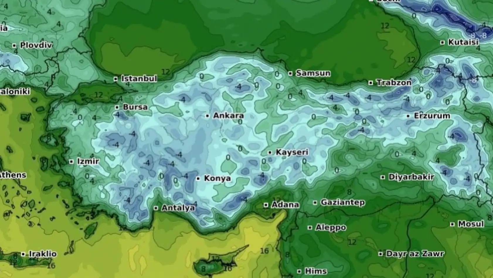 Bugüne dikkat! Kar yağacak - Don ve buzlanma uyarısı!