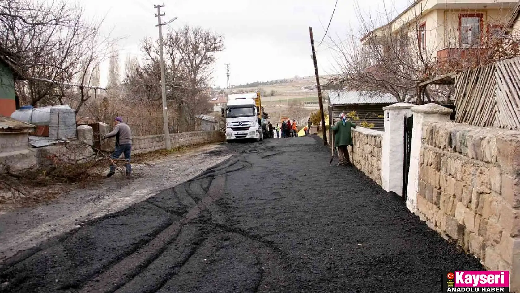 Bünyan'da Cami Kebir ve Sağlık Mahalleleri Asfalta Kavuşuyor