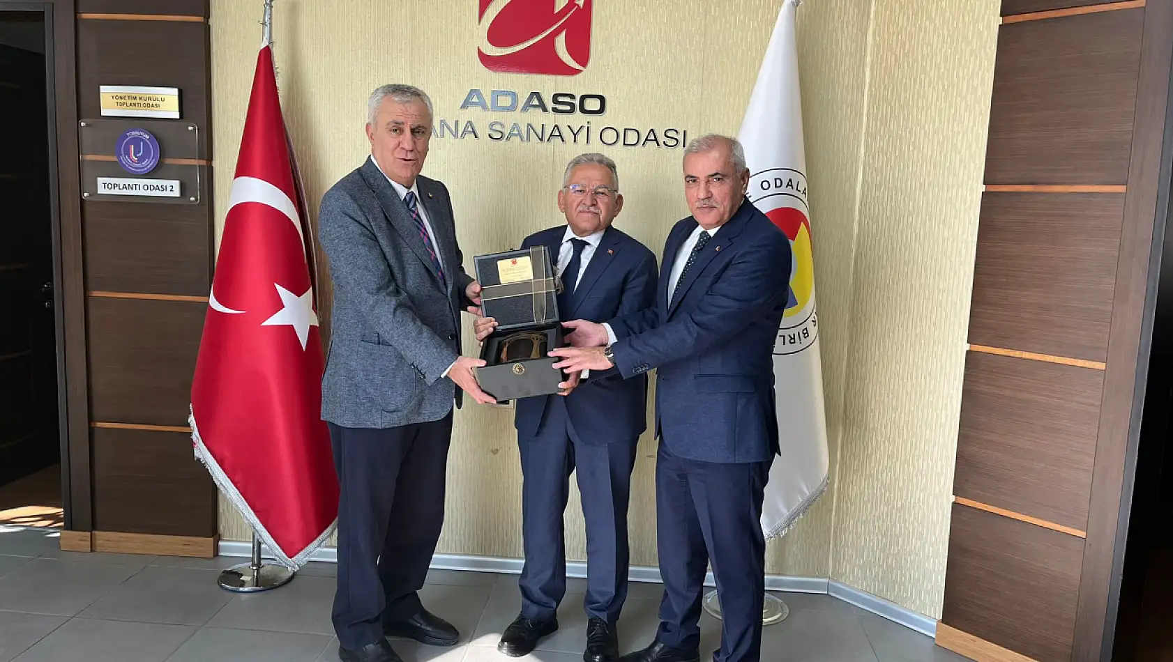 Büyükkılıç'tan Adana Sanayi Odası'na ziyaret