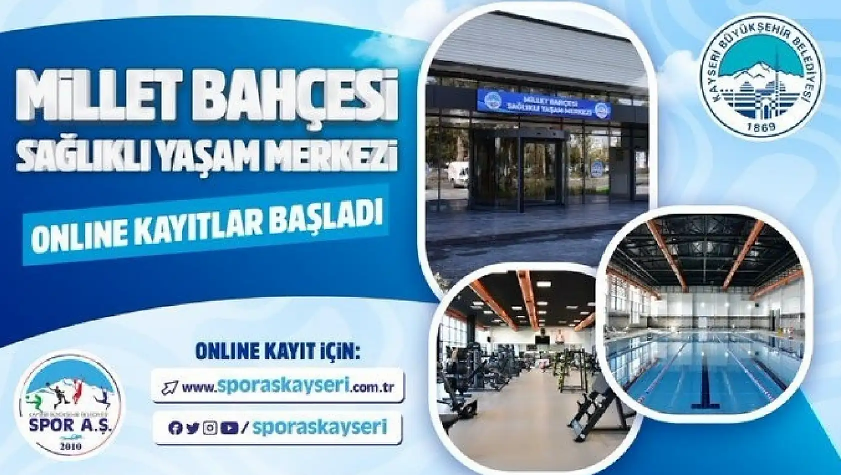 Spor A.Ş. Sağlıklı Yaşam Merkezi kayıtları başladı!