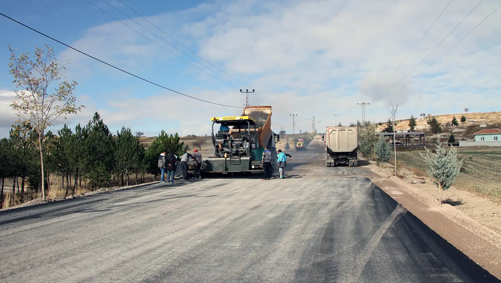 Çatakdere'de yollar yeniden şekilleniyor!