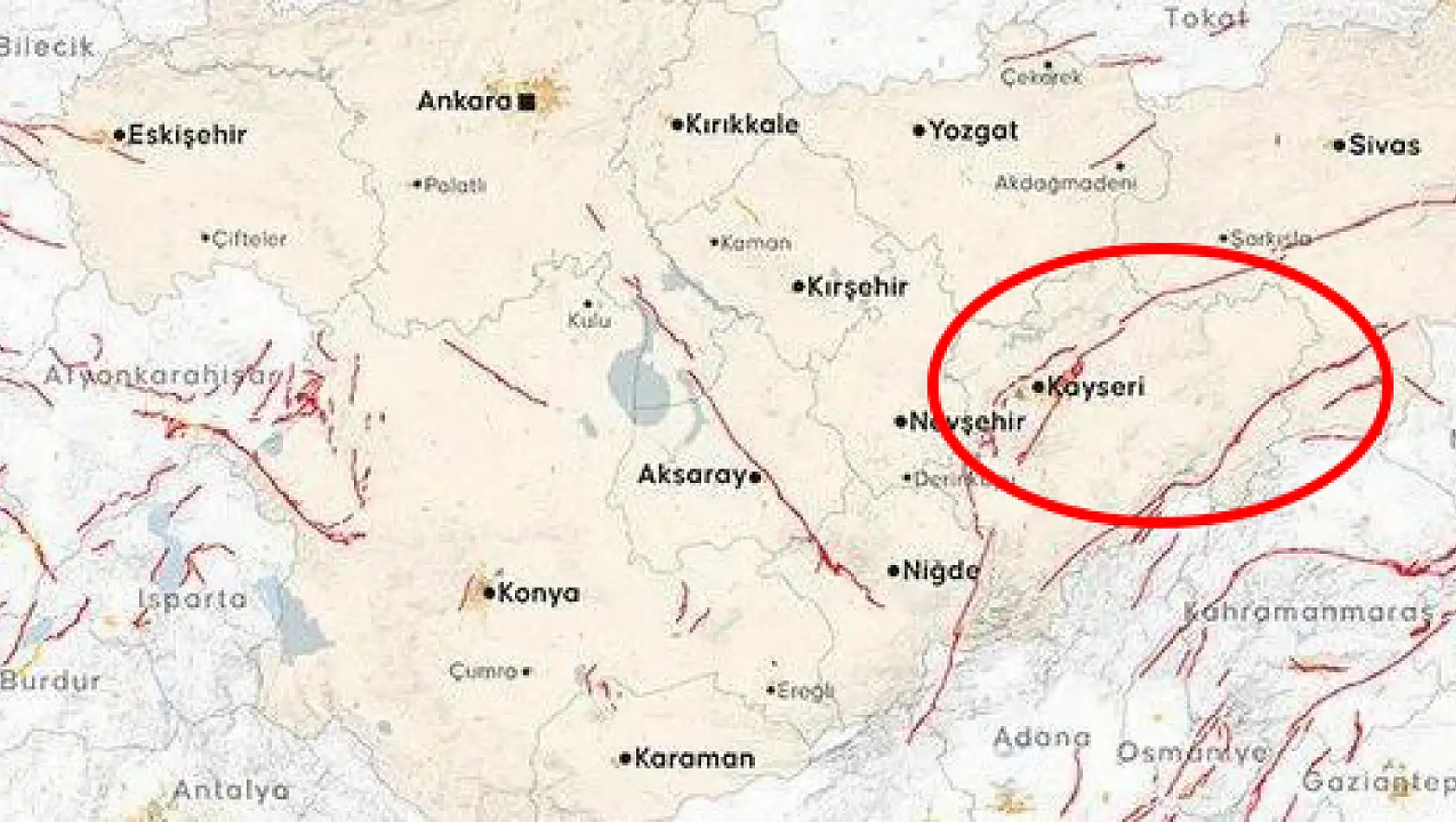 Deprem haritası kıpkırmızı - Kayseri'nin de risk durumu belli oldu!