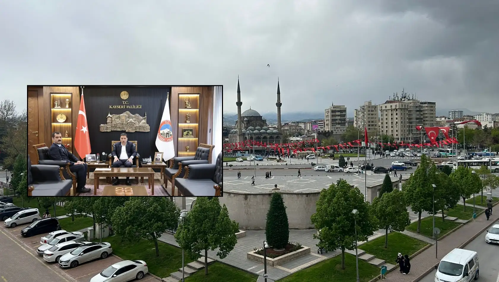 DKMP İl Müdürlüğü görevine atanan isimden Vali Çiçek'e ziyaret!