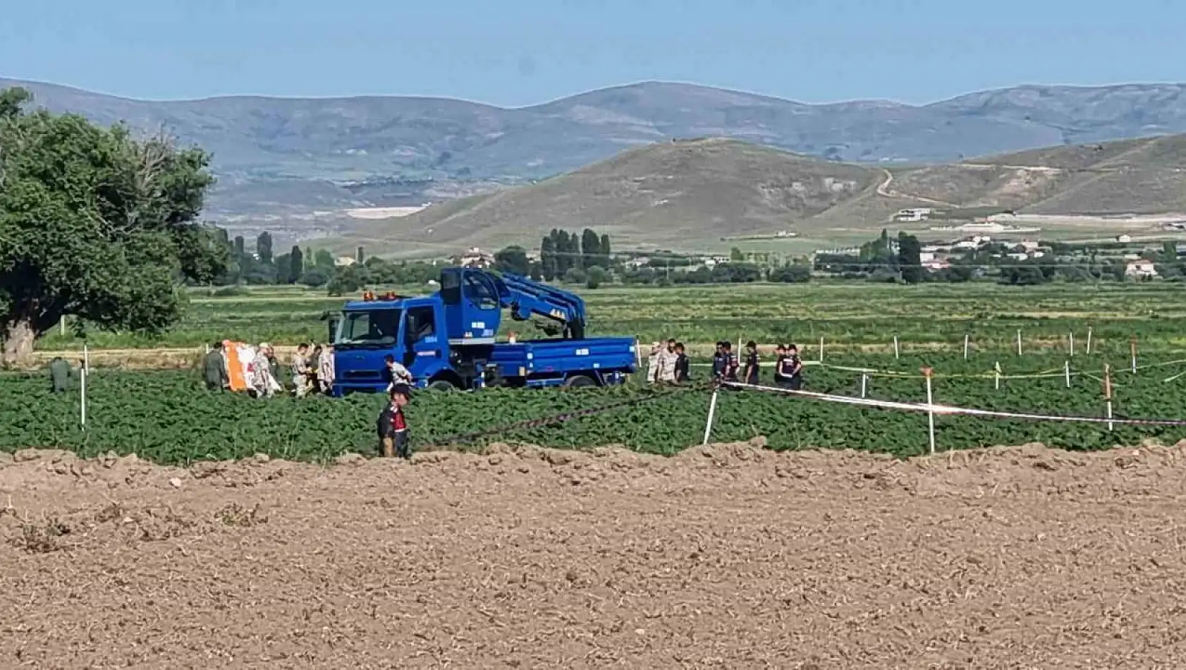 Kayseri'deki uçak faciasının ardından enkaz kaldırıldı