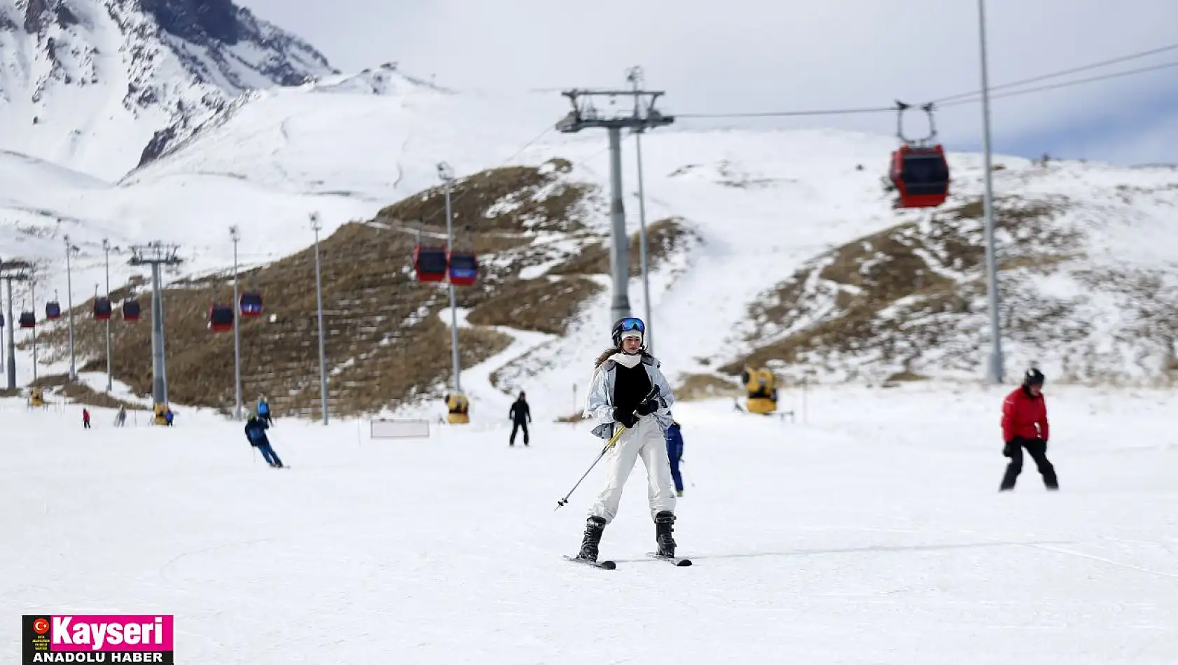 Erciyes artık daha çok kayakçı ağırlıyor