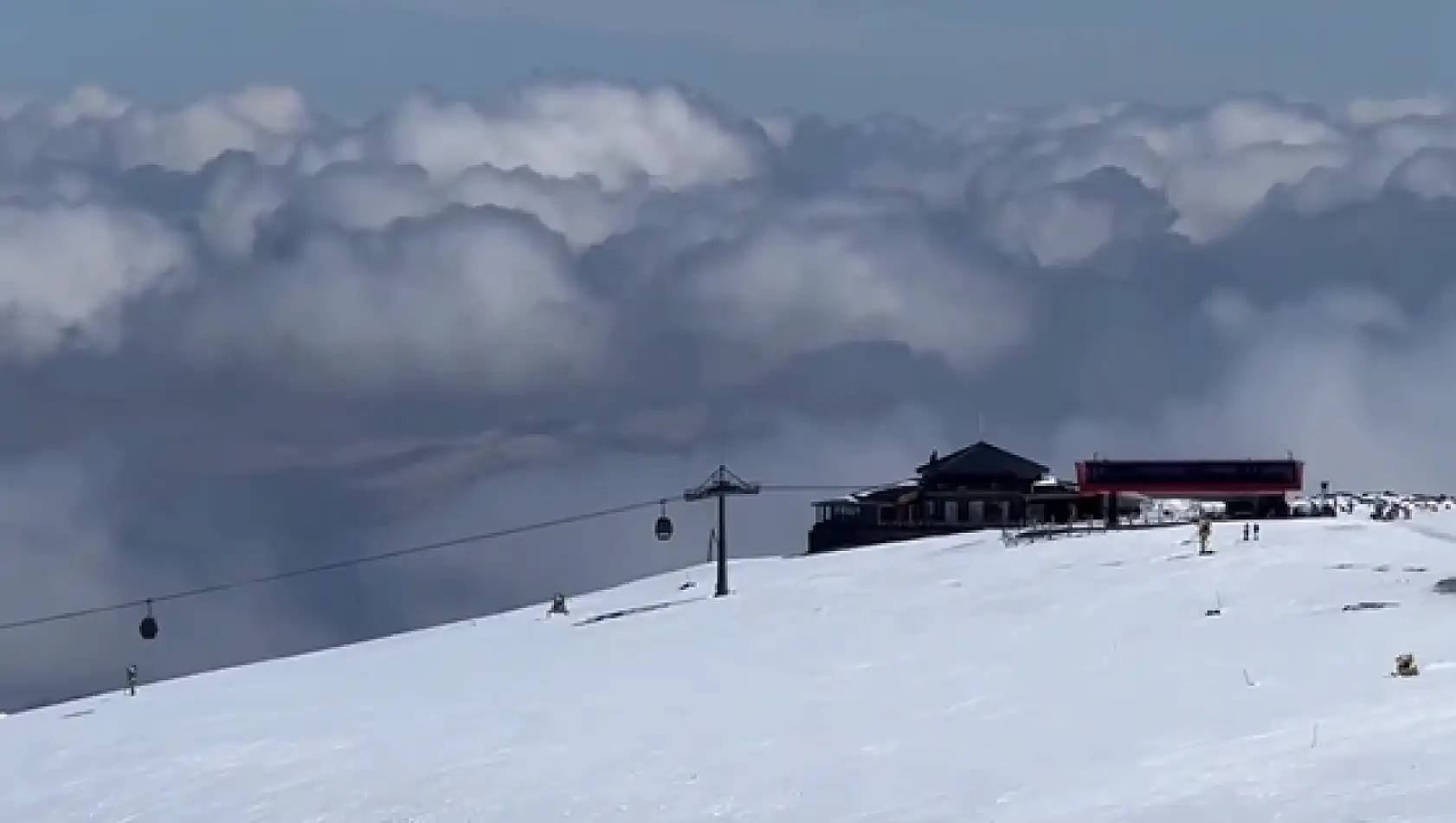 Erciyes'in ihtişamı yine mest etti!