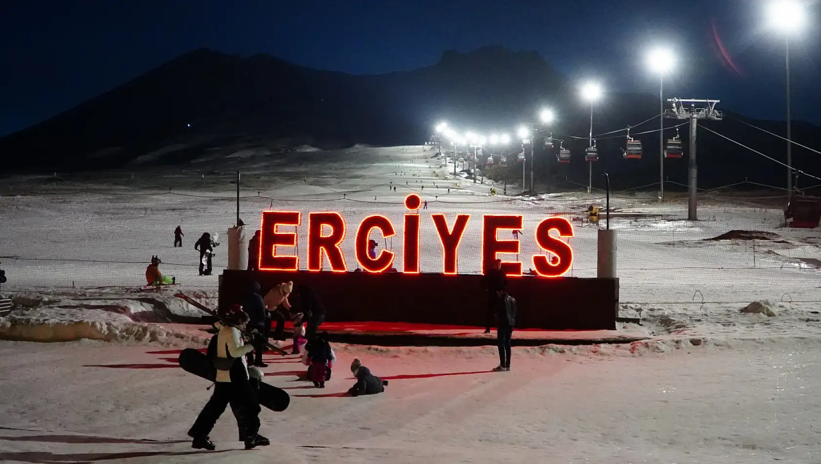 Erciyes'te yapılan bu kayak çok konuşulacak