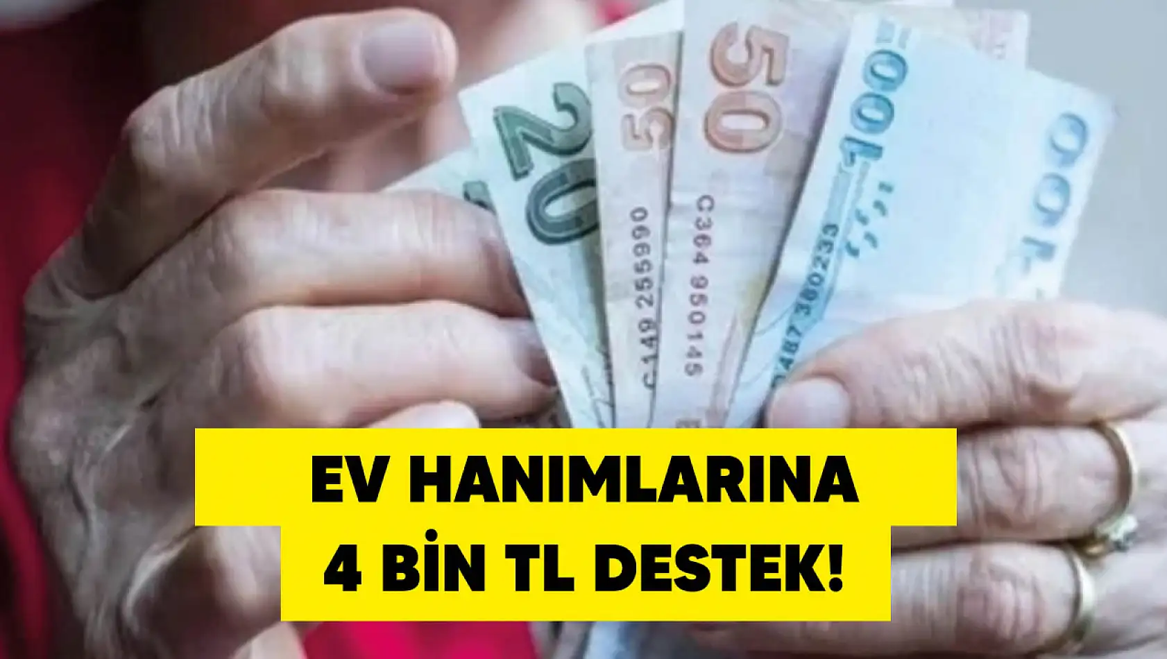 Ev hanımlarına 4 bin TL destek!