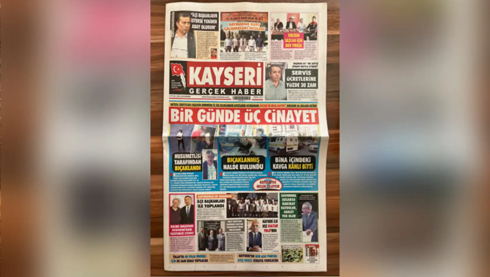 Kayseri yerel gazeteleri şehrin gündemini belirledi – İşte 3 Eylül öne çıkan manşetler!