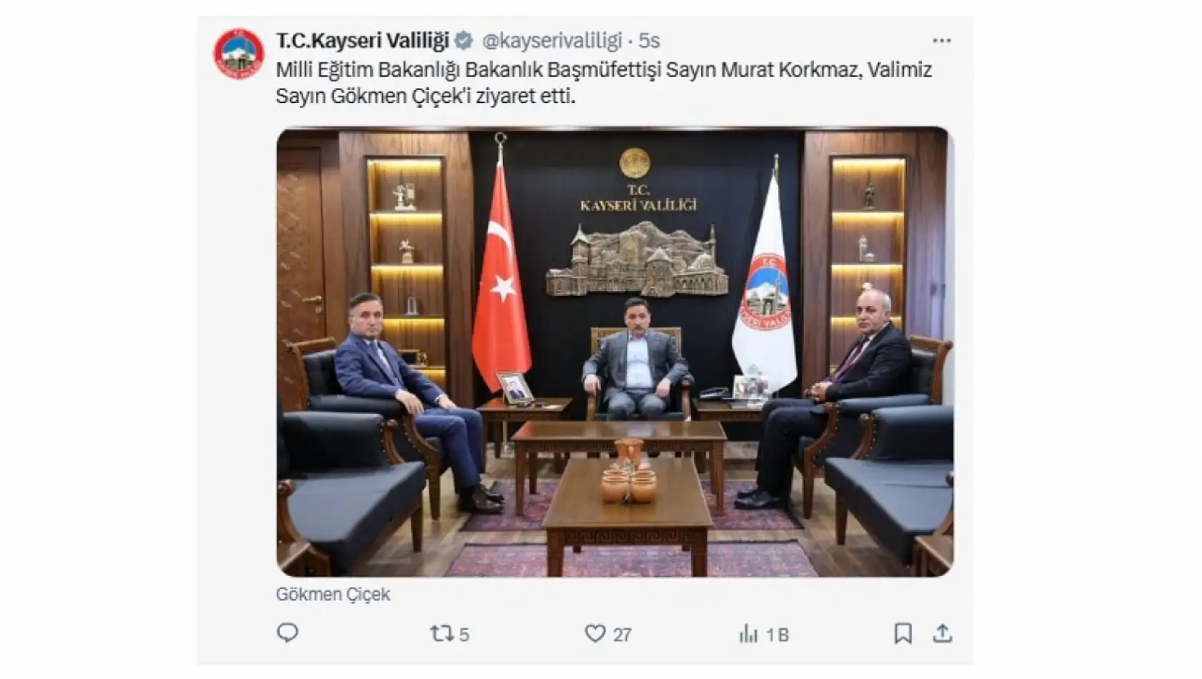 Kayseri'de sosyal medyada günün öne çıkanları! ( 21 Nisan)