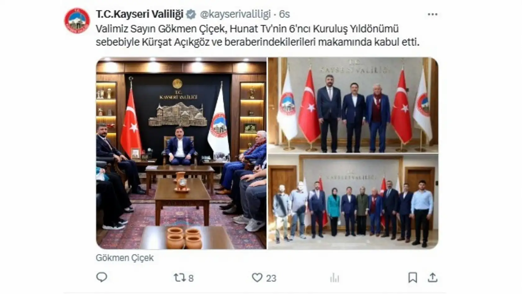 Kayseri'de sosyal medyada öne çıkanlar (1 Temmuz)