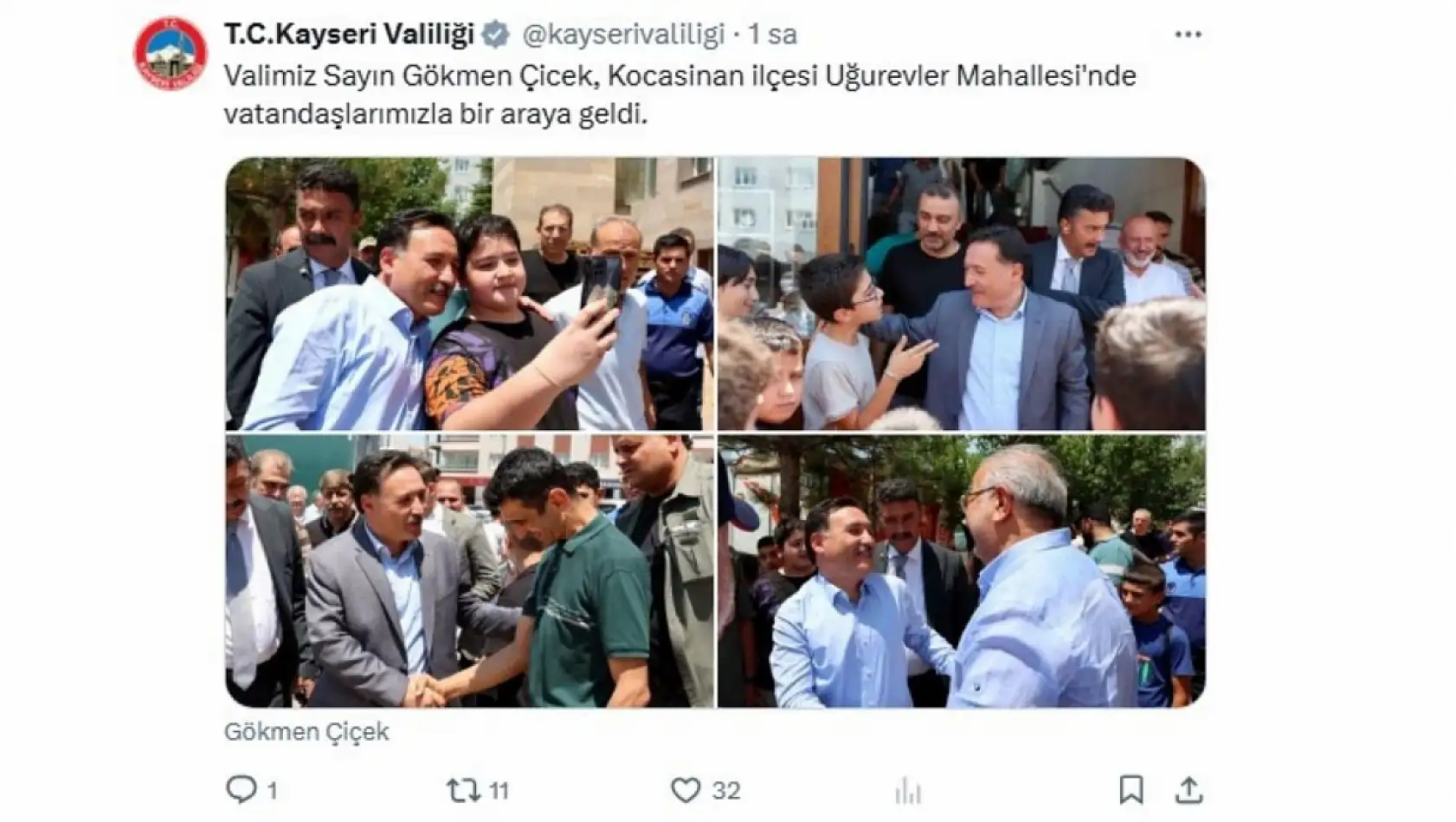 Kayseri'de sosyal medyada 11 Temmuz Cuma günü neler konuşuldu?