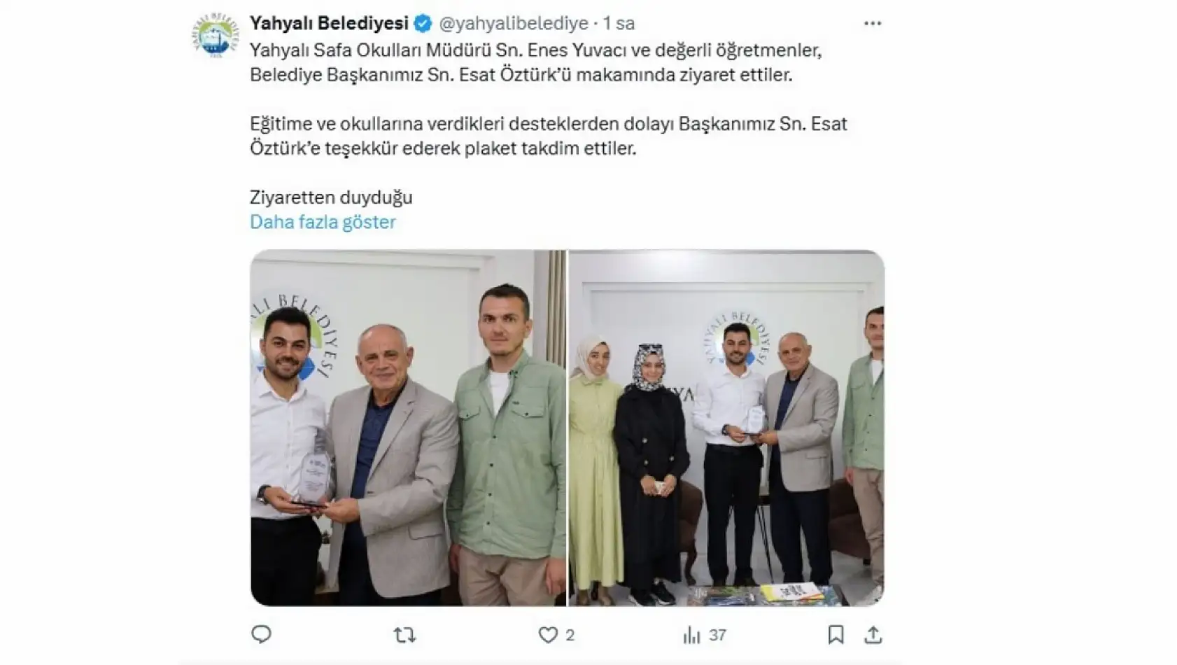 Kayseri'de 23 Temmuz Çarşamba günü sosyal medya hesaplarında neler paylaşıldı?