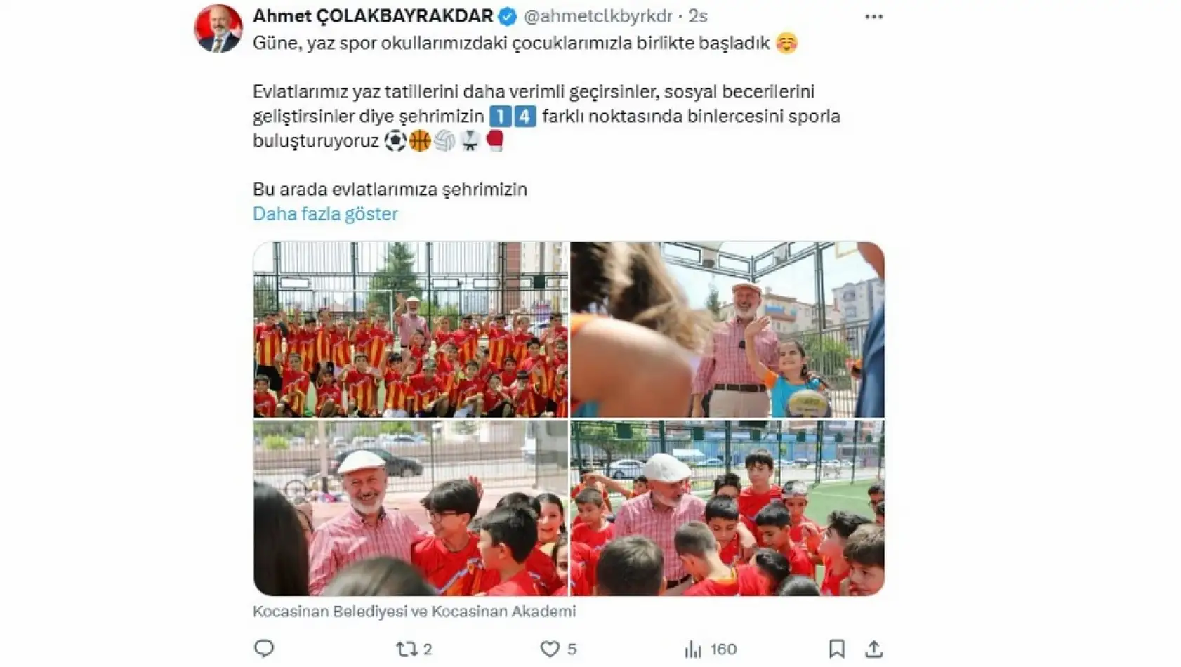 Kayseri'de 23 Temmuz Çarşamba günü sosyal medya hesaplarında neler paylaşıldı?