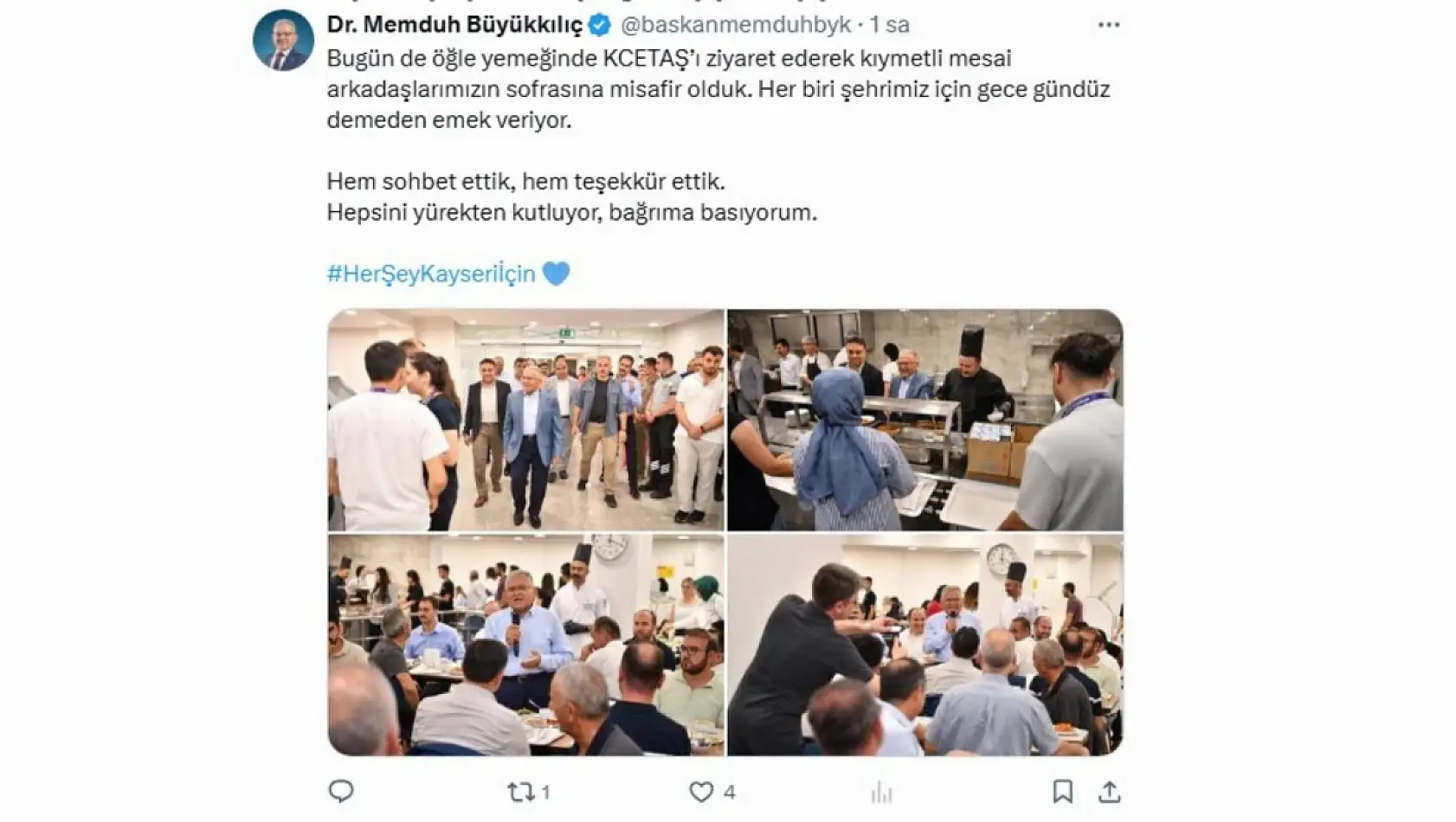 Kayseri'nin sosyal medya gündeminde hangi paylaşımlar öne çıktı? - 1 Ağustos 2025