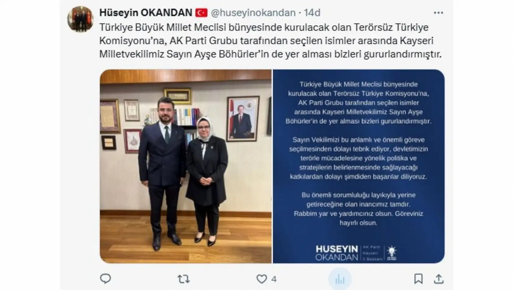 Kayseri'nin sosyal medya gündeminde hangi paylaşımlar öne çıktı? - 1 Ağustos 2025