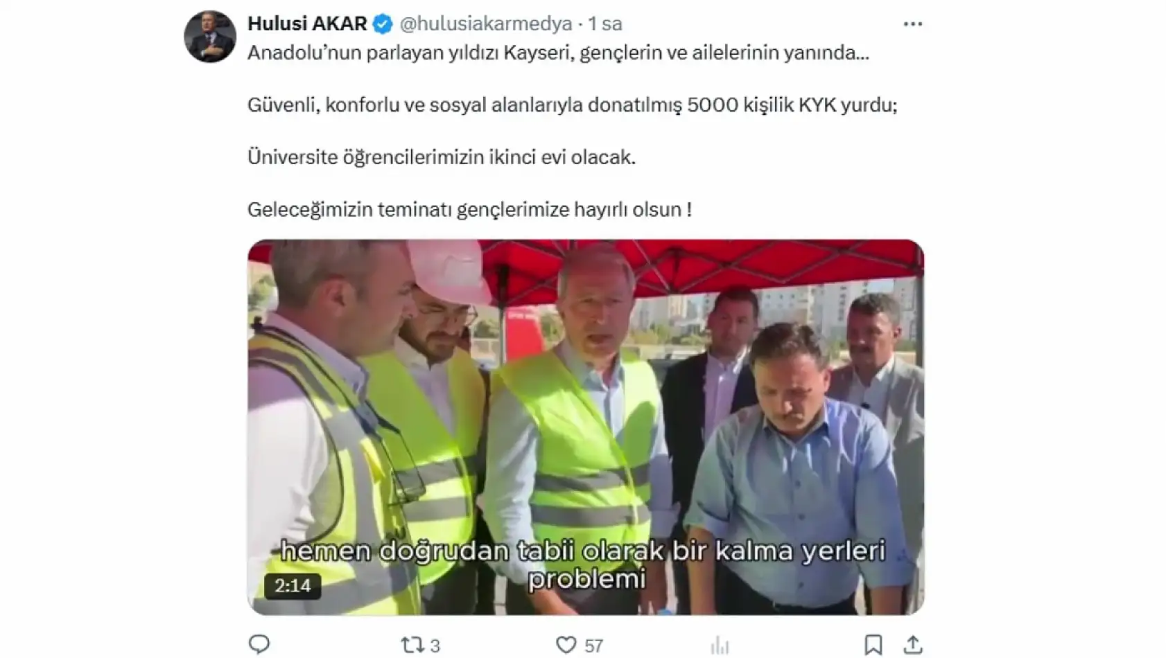Kayseri sosyal medyasında bugün neler paylaşıldı? (29 Eylül)