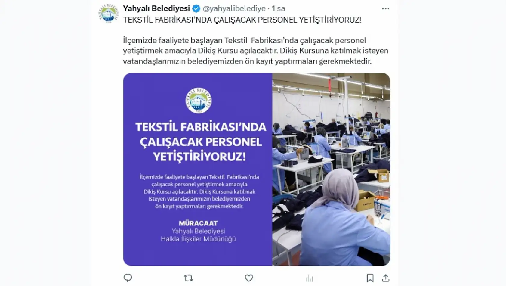 Kayseri'de 8 Ekim Çarşamba günü sosyal medya hesaplarında neler paylaşıldı?