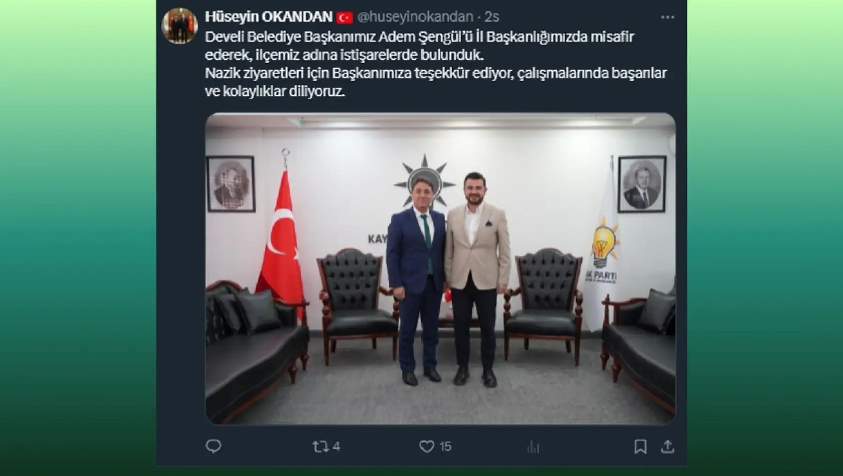 Kayseri sosyal medyalarında neler konuşuldu? İşte öne çıkan paylaşımlar!