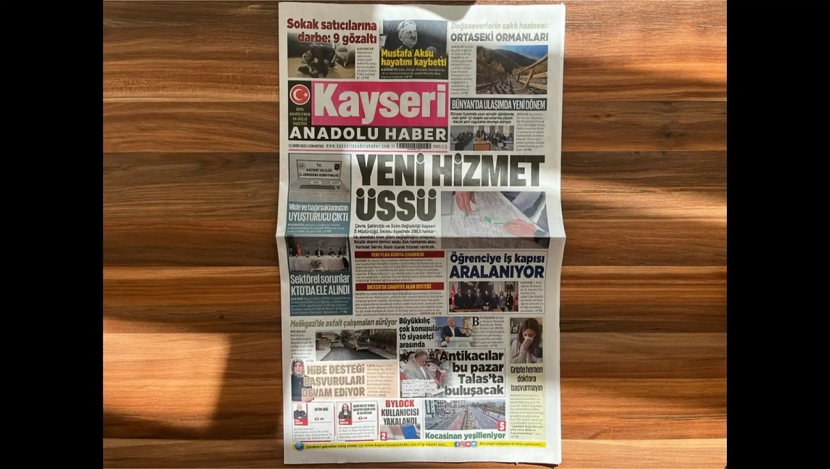 Kayseri'nin 11 Ekim Cumartesi günü manşeti ne oldu? İşte yerel gazetelerde öne çıkan başlıklar!