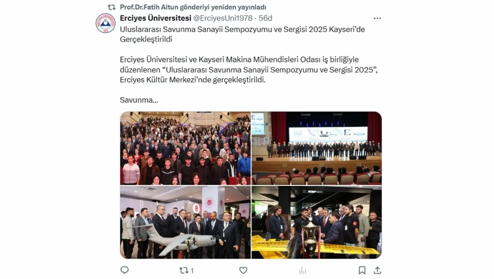 Kayseri'de sosyal medyada bugün neler konuşuldu? Gündemden öne çıkanlar (16 Ekim)