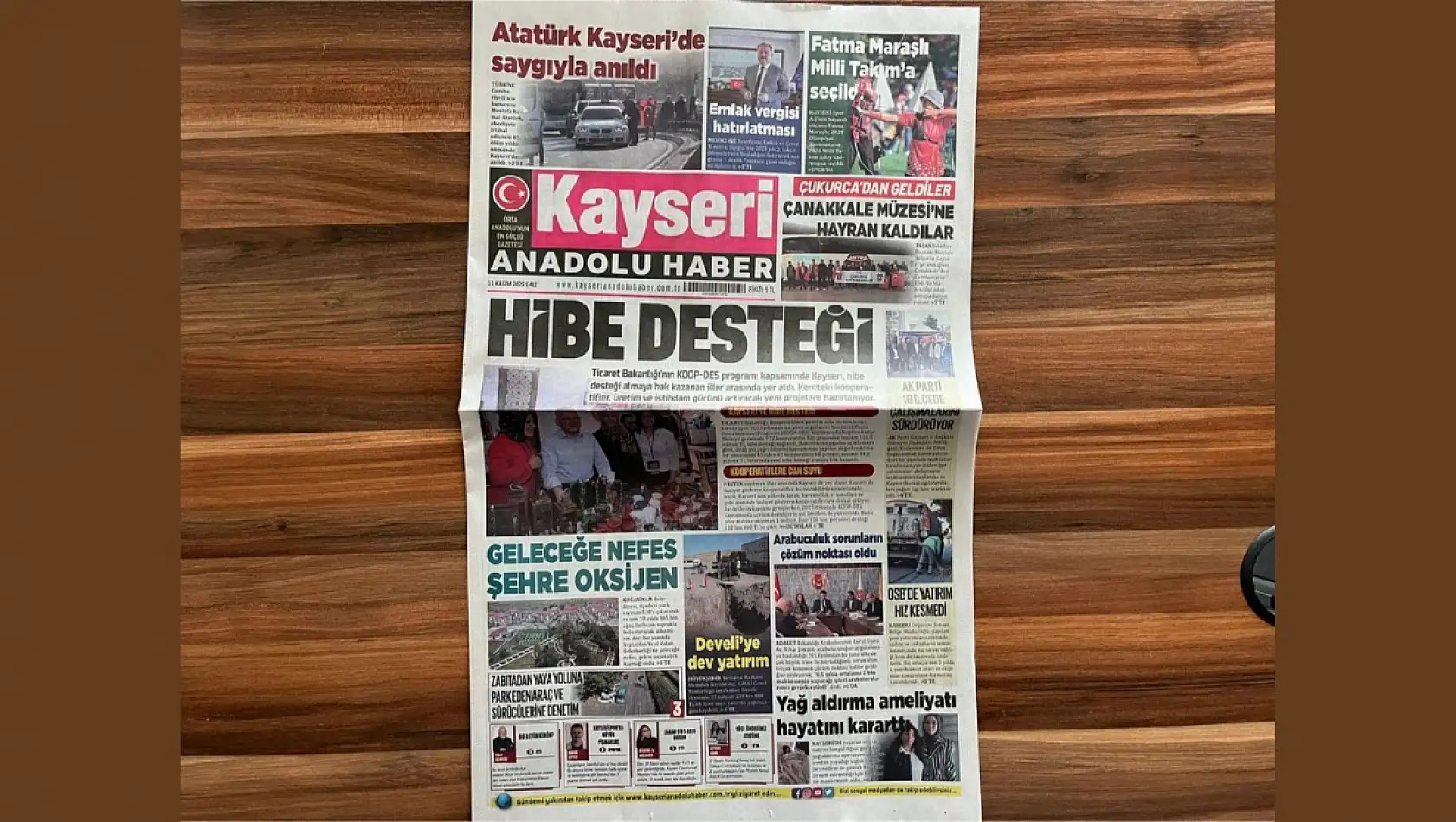 Kayseri'nin 11 Kasım gündemi ne oldu? İşte gazetelerde öne çıkan manşetler!