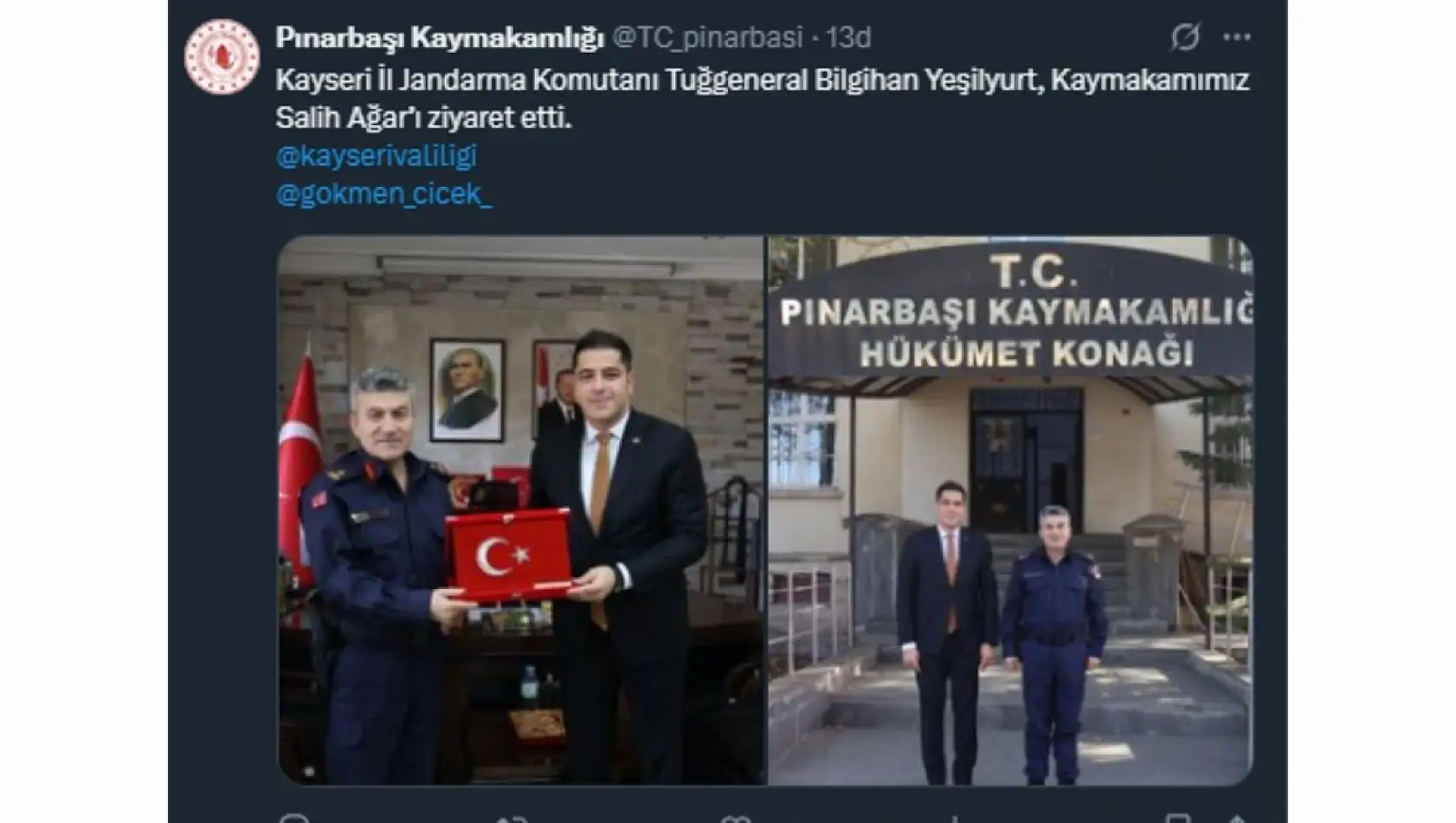 Kayseri'nin sosyal medya gündeminde bugün neler yer aldı? (20 Kasım)