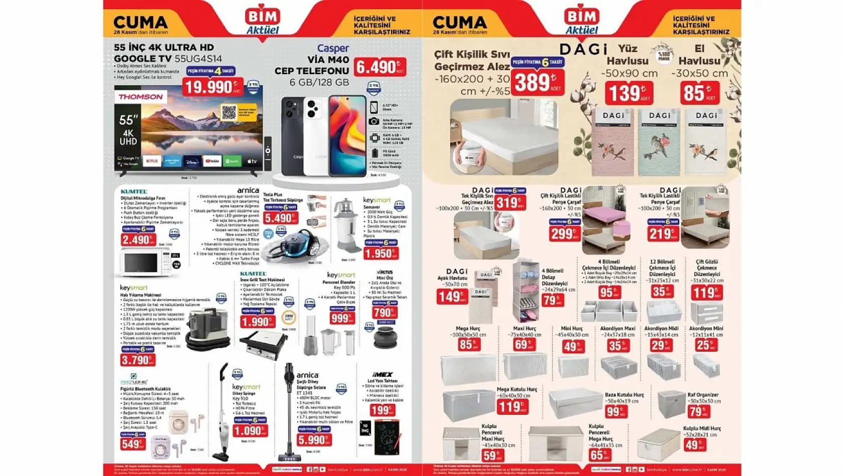 Kayseri'de BİM aktüel'de fırsat yağmuru: Hangi ürünler indirimde?