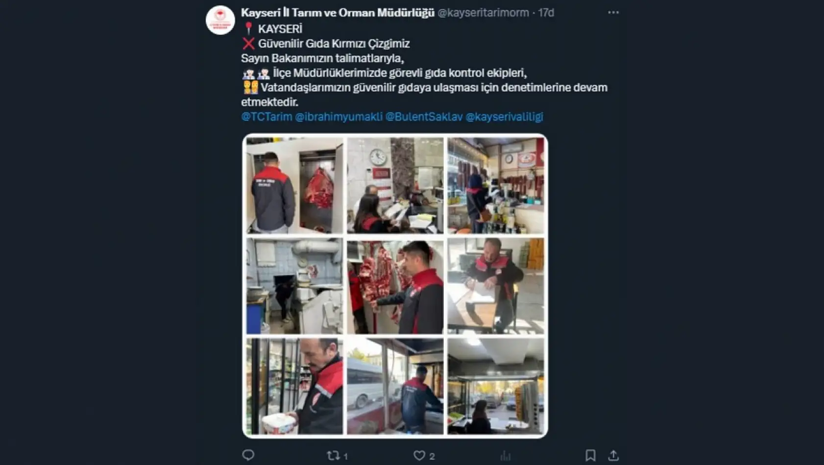 Kayseri sosyal medyadan kısa kısa! 27 Kasım