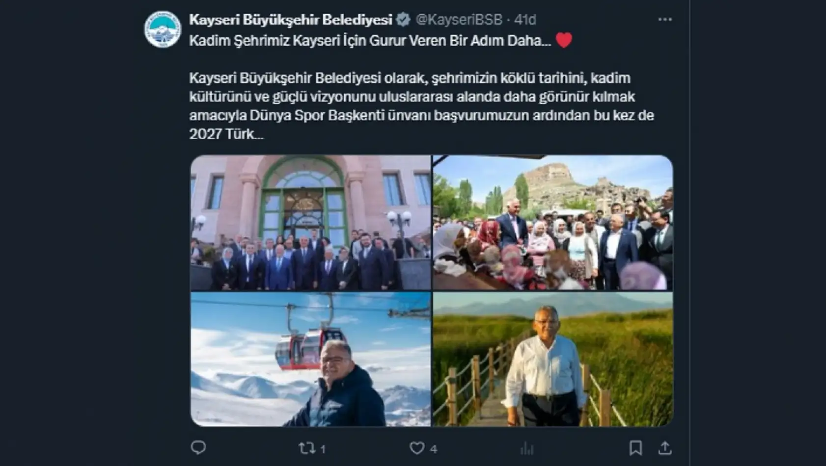 Kayseri sosyal medyadan kısa kısa! 27 Kasım