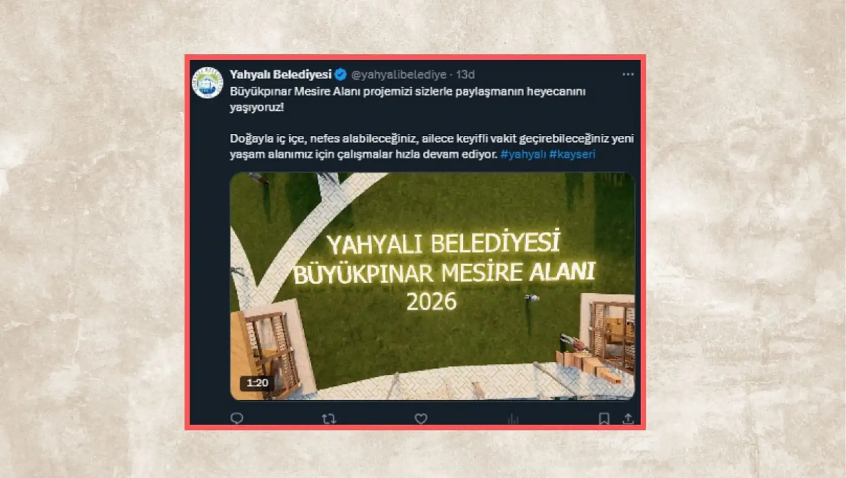 Kayseri'de bugün sosyal medya platformlarında neler paylaşıldı? Öne çıkanlar (4 Aralık Perşembe)