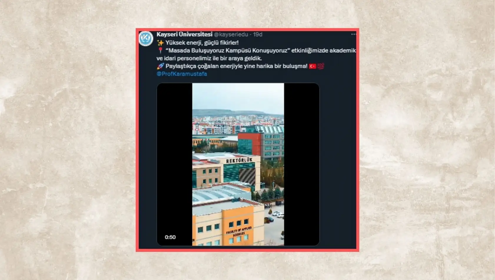 Kayseri'de bugün sosyal medya platformlarında neler paylaşıldı? Öne çıkanlar (4 Aralık Perşembe)