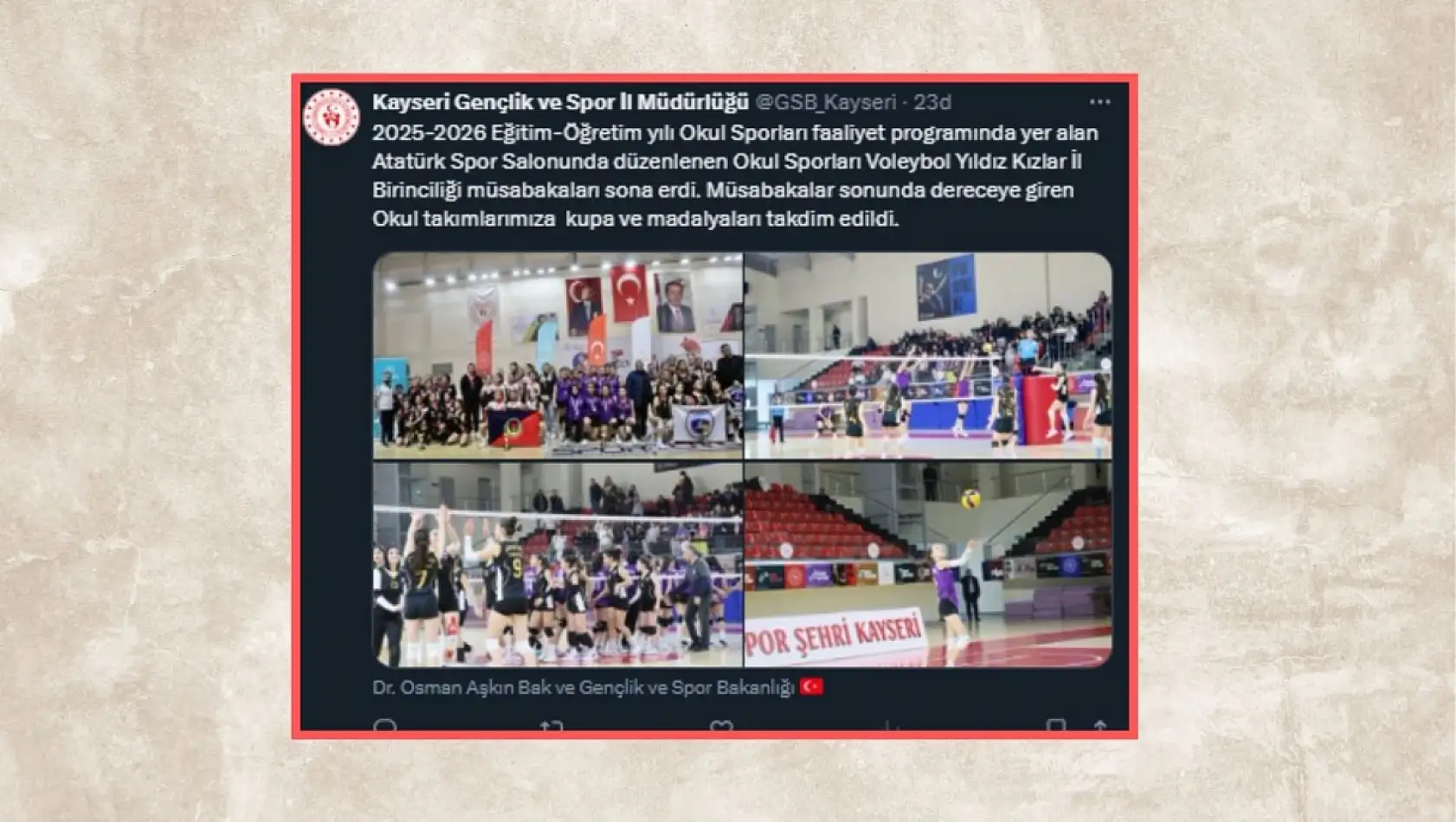 Kayseri'de bugün sosyal medya platformlarında neler paylaşıldı? Öne çıkanlar (4 Aralık Perşembe)