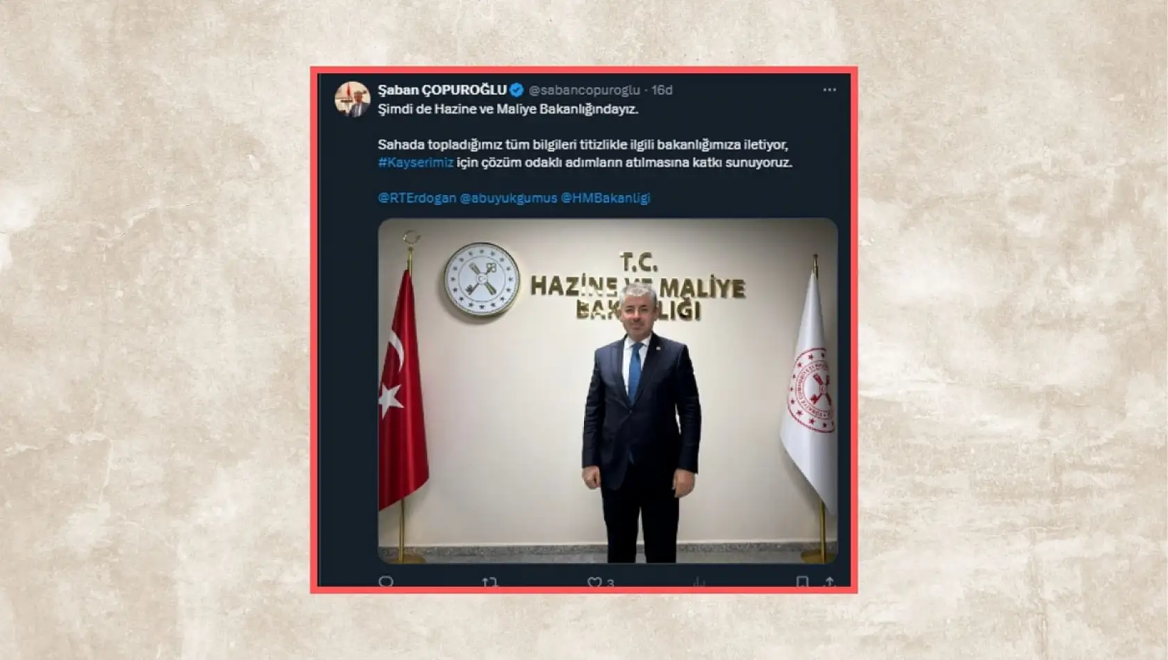 Kayseri'de bugün sosyal medya platformlarında neler paylaşıldı? Öne çıkanlar (4 Aralık Perşembe)