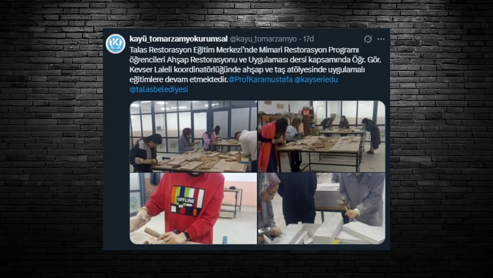 Sosyal medyada öne çıkan Kayseri paylaşımları (15 Aralık)