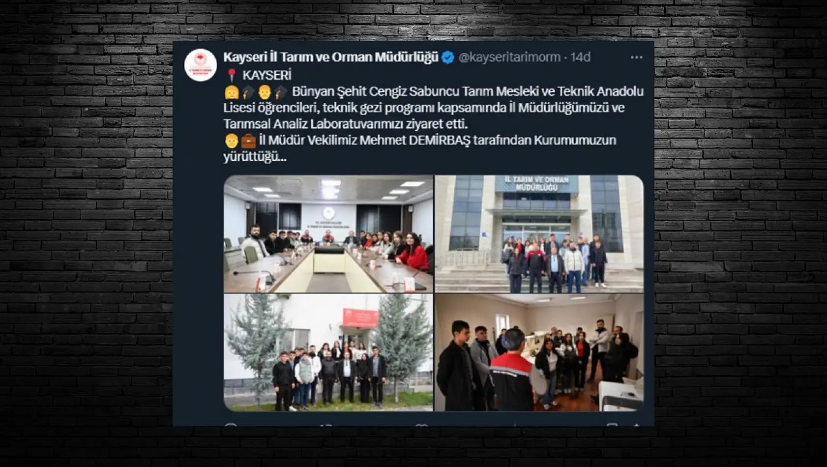 Sosyal medyada öne çıkan Kayseri paylaşımları (15 Aralık)