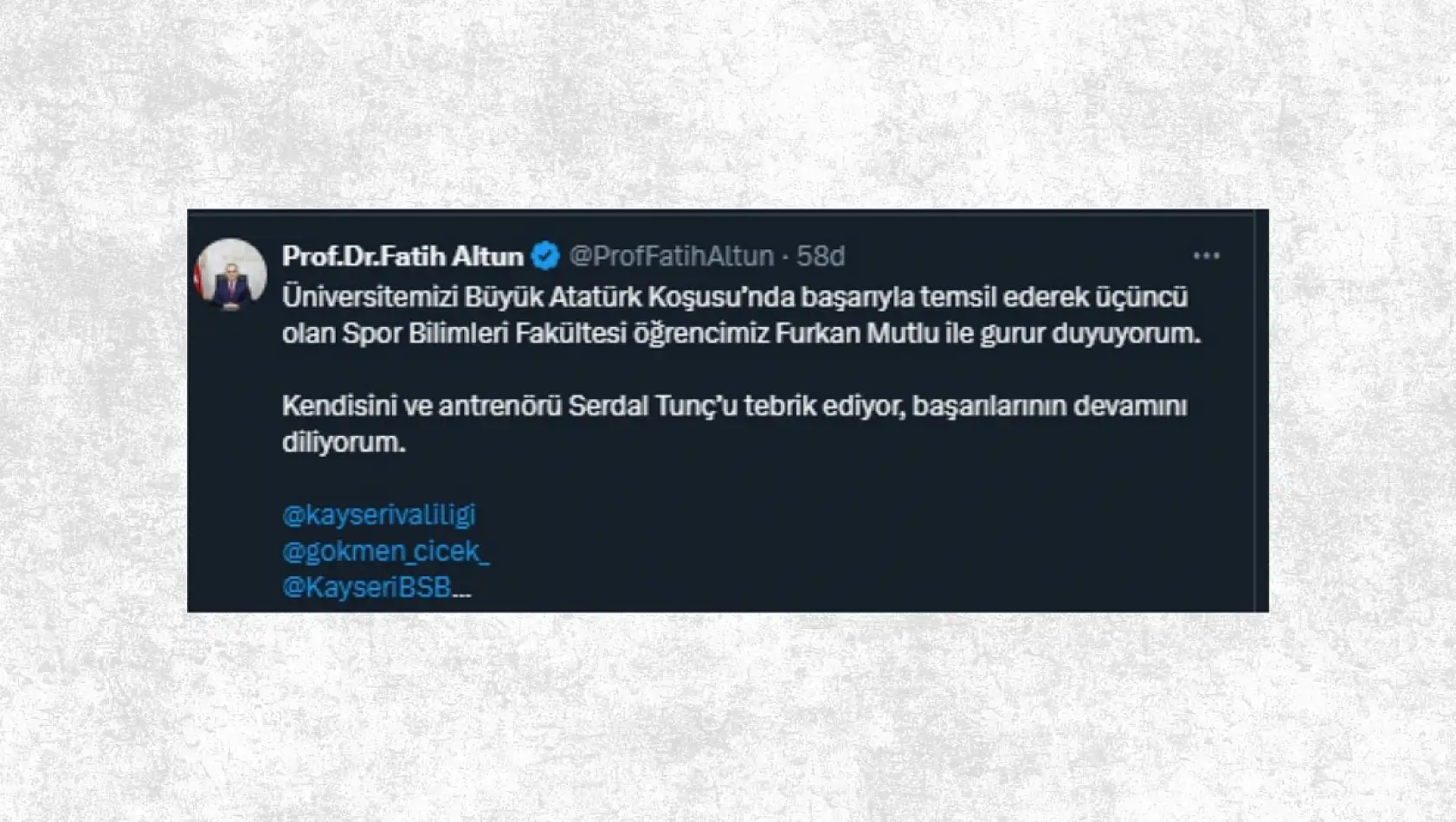 Sosyal medyada öne çıkan Kayseri paylaşımları (22 Aralık)