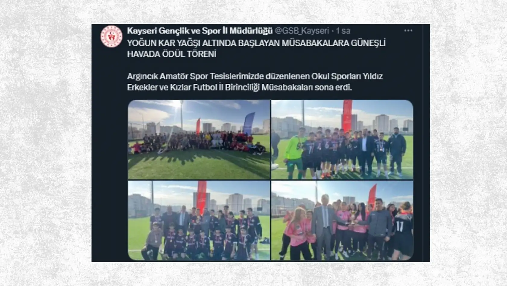 Sosyal medyada öne çıkan Kayseri paylaşımları (22 Aralık)