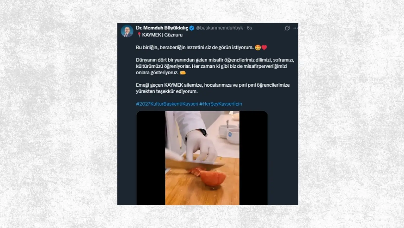 Sosyal medyada öne çıkan Kayseri paylaşımları (22 Aralık)