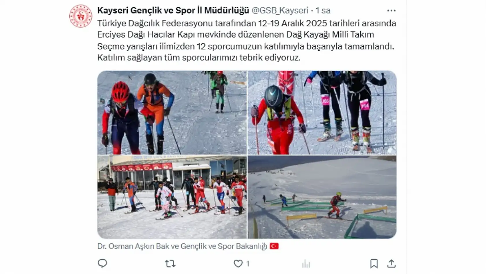 İşte Kayseri'de sosyal medyada öne çıkan paylaşımlar (23 Aralık Salı)