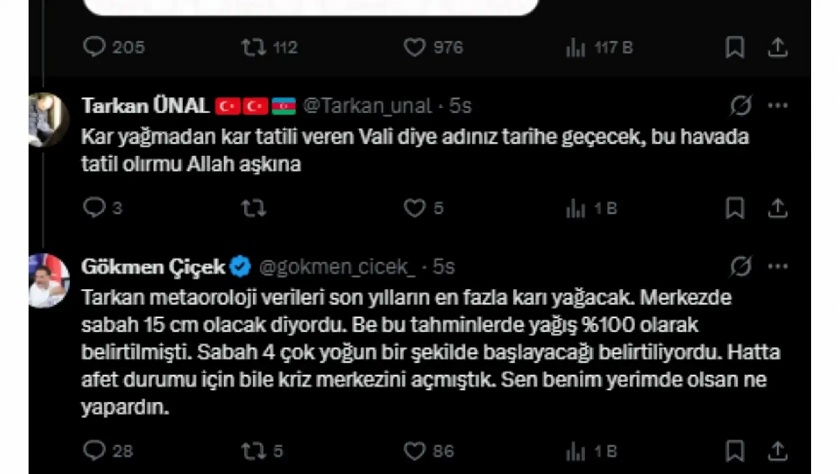 Kayseri sosyal medyadan kısa kısa!